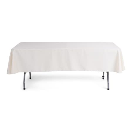 60 X 102 Polyester Tablecloth, Ivory